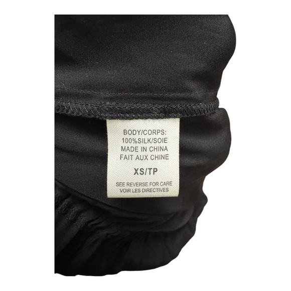 CAMI NYC | $352 The Maddi Short Sleeve Jumpsuit 100% Silk in Black, Size XS - Picture 13 of 15